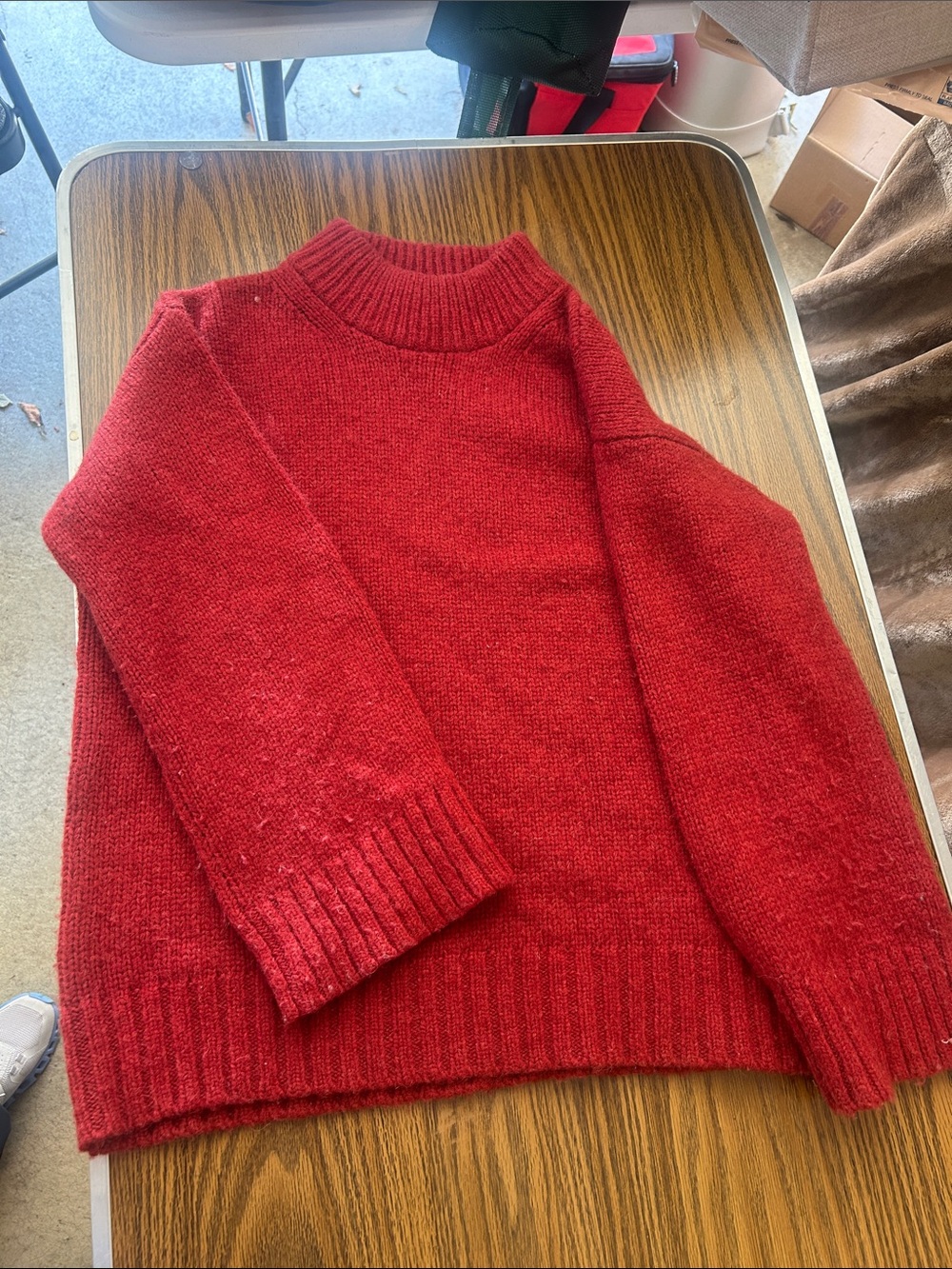 Rebecca Taylor Cozy Red Turtleneck Sweater for Women